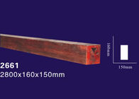Il legname artificiale del Faux irradia il grano di legno per la decorazione domestica del soffitto del giardino
