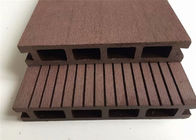 Pavimentazione all'aperto composita della piattaforma della fibra di legno, mattonelle composite di plastica di legno su ordinazione di Decking