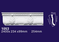 Colore bianco di modellatura della corona decorativa interna materiale dell'unità di elaborazione per la parete/soffitto
