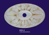 Oro che disegna il disco artistico del medaglione/lampada del soffitto del poliuretano per la decorazione del soffitto
