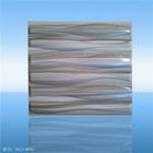 Pannelli di parete di bambù del PVC della fibra 3D, mattonelle Paintable del pannello di parete 3D del PVC per il salone