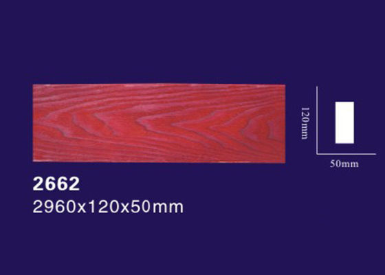 Fasci di legno del poliuretano decorativo del soffitto leggeri con progettazione di legno del grano