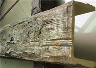 Il legname artificiale del Faux irradia il grano di legno per la decorazione domestica del soffitto del giardino