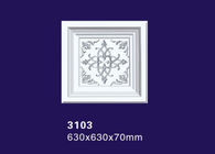 Quadrato/medaglione rettangolare del soffitto del poliuretano di progettazione/medaglione della lampada per i soffitti
