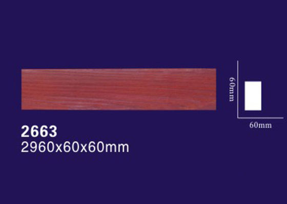 Fasci di legno del poliuretano decorativo del soffitto leggeri con progettazione di legno del grano