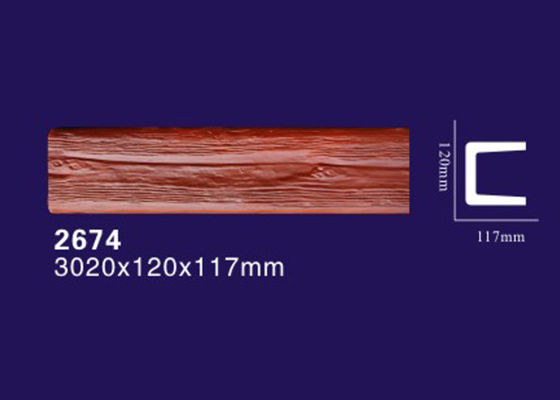 Il soffitto di legno durevole del salone di colore irradia l'unità di elaborazione Eco materiale amichevole