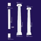 Le colonne romane decorative del poliuretano hanno acceso la decorazione della casa della parasta di nozze