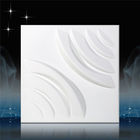 Bordo dipinto bianco dei pannelli di parete del PVC 3D/della parete raccordo del vinile 3d per l'ufficio/hotel