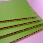 Rivestimento della parete del PVC di colore verde/pannello, pannello composto di plastica di legno interno