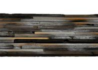 Grano di legno di legno interno/esteriore dei pannelli di parete del mosaico, pannelli di parete di legno decorativi 3D