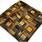 Modello naturale di legno ripreso fatto a mano dei pannelli di parete per la caffetteria/Antivari