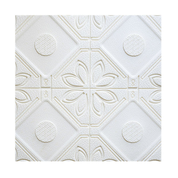pannelli di muro di mattoni decorativi flessibili della schiuma 3d, bordo autoadesivo delle plance della parete del PVC
